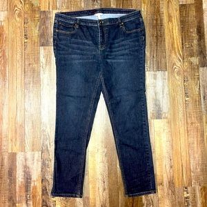 Matilda Jane dark wash skinny jeans, size 18